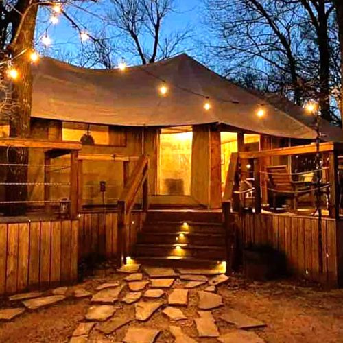 glamping cabins for rent near me
